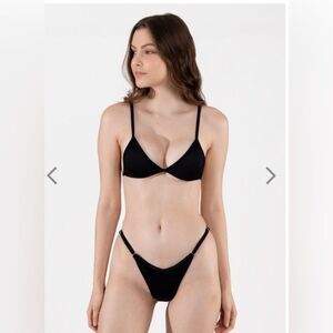 Oneone Swimwear Black Alli Bikini Set